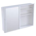 Ver imagem 5 de Armário Plástico Versátil Porta de Correr 32 x 46,5 x 9,5 cm Branco