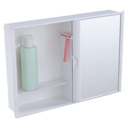 Armário Plástico Versátil Porta de Correr 32 x 46,5 x 9,5 cm  - 4
