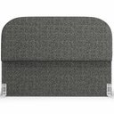 Ver mais imagens de Cabeceira Cama Box Queen 160cm Lanna com Puff Recamier Doha W01 Linho Mescla Chumbo - Lyam Decor