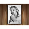 Quadro Vintage Marilyn Monroe Retrô Com Moldura G03 - 3