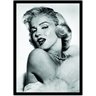 Quadro Vintage Marilyn Monroe Retrô Com Moldura G03 - 1