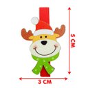 Ver imagem 4 de Enfeite Árvore Natal Prendedores Alce Rena Natalino Kit 48pç