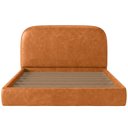 Ver imagem 7 de Cama Casal Flutuante com Cabeceira 140cm Aura W01 Couríssimo Canela - Lyam Decor