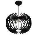 Ver imagem 2 de Luminária Teto tipo Pendente MEDUZA MDF - Completa - Cor: Preta