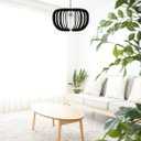 Ver imagem 5 de Luminária Teto tipo Pendente MEDUZA MDF - Completa - Cor: Preta