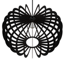 Ver imagem 4 de Luminária Teto tipo Pendente MEDUZA MDF - Completa - Cor: Preta