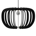 Ver imagem 1 de Luminária Teto tipo Pendente MEDUZA MDF - Completa - Cor: Preta