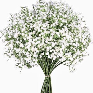 Kit 10 Buquês de Flores Gipsofila Flor Artificial Folhagem