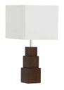 Ver imagem 1 de Luminária De Mesa 24 Wengue C/ Cúpula Para 1 Lâmpada Bivolt