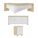 Ver imagem 1 de Conjunto para Escritório Bragança Carvalho Branco