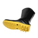 Ver imagem 2 de Bota de Pvc Vulcaflex Preta com Solado Amarelo Cano Médio Marluvas