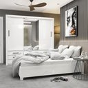 Ver imagem 2 de Quarto Completo com Cama de Casal Anjos Plus Carioca Móveis