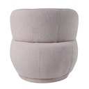Ver mais imagens de Poltrona Orgânica Aisha Base Fixa Bouclé Bege Mesclado - Nexta Casa