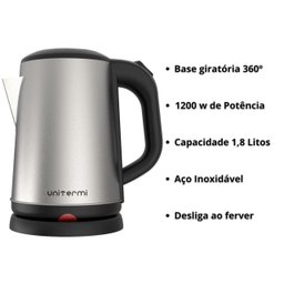 Jarra Chaleira Elétrica 1,8 Litros Saara - 110v - 2
