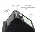 Ver imagem 6 de Arandela de Parede Solar Kit 2 30 Leds com Sensor de Movimento Preto Aquilae