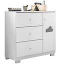 Ver imagem 2 de Dormitório Infantil Ane Guarda Roupa/berço/comoda Branco
