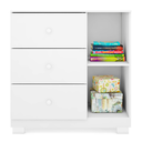 Ver imagem 4 de Dormitório Infantil Ane Guarda Roupa/berço/comoda Branco