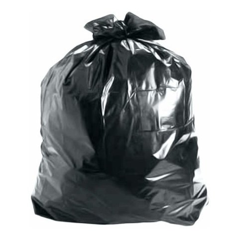 Saco de Lixo Super Reforçado Preto 100 Litros 50 Unidades Cor:preto
