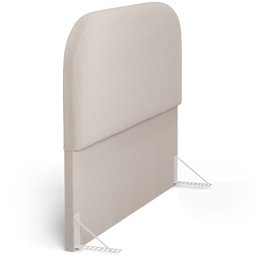 Cabeceira Cama Box Casal 140cm Orgânica Lanna W01 Bouclê Creme - Lyam Decor - 6