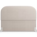 Ver imagem 3 de Cabeceira Cama Box Casal 140cm Orgânica Lanna W01 Bouclê Creme - Lyam Decor