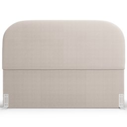 Cabeceira Cama Box Casal 140cm Orgânica Lanna W01 Bouclê Creme - Lyam Decor - 3