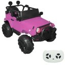 Ver imagem 1 de Jipe Eletrico C/ Controle 12v Rosa - Importway