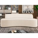 Ver imagem 3 de Sofá 4 Lugares para Sala de Estar Living 230cm Koane D06 Linho Pérola - Mpozenato
