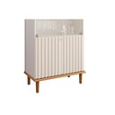 Ver imagem 6 de Cristaleira Sala Jantar Luiza C/ 4 Portas (2 de Vidro) Cinamomo/off White - Cimol