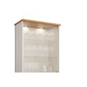 Ver imagem 4 de Cristaleira Sala Jantar Luiza C/ 4 Portas (2 de Vidro) Cinamomo/off White - Cimol