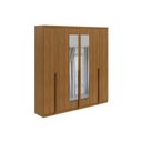 Ver imagem 1 de Guarda Roupa Casal 6 Portas e 4 Gavetas C/ Espelho Alonzo New Rovere - Lopas