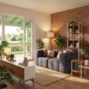 Ver imagem 1 de Sofá Modular 2 Lugares com 2 Cantos Kappesberg Boucle Titanio