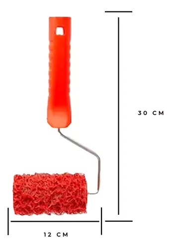 Ver imagem 3 de Rolo de Textura Cabelo de Anjo 10 Cm C/ Cabo