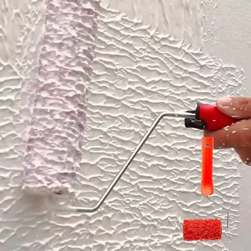 Ver imagem 4 de Rolo de Textura Cabelo de Anjo 10 Cm C/ Cabo