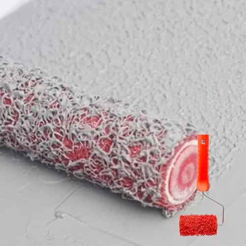 Ver imagem 2 de Rolo de Textura Cabelo de Anjo 10 Cm C/ Cabo