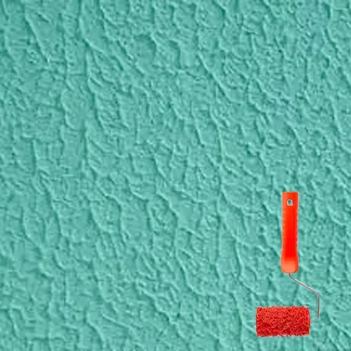 Rolo de Textura Cabelo de Anjo 10 Cm C/ Cabo - 6