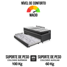 Bicama Box Baú Courino Linho Preto 88x188 com Colchão Gransleep Molas Verticoil Ecoflex - 7