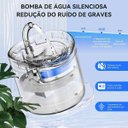 Ver imagem 5 de Bebedouro Fonte Agua Gato Pet Cachorro Cao 2 Litros Filtro Bomba Automatico Silencioso Hidrataçao Pe