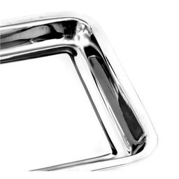 Kit 3 Assadeira Forma Retangular Alta Aço Inox 30 X 40 X 4cm - 2