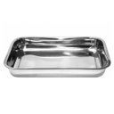 Ver imagem 1 de Kit 3 Assadeira Forma Retangular Alta Aço Inox 30 X 40 X 4cm