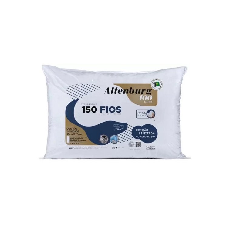 Travesseiro Altenburg 150 Fios 50cm x 70cm