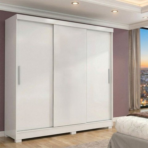 Guarda-Roupa Casal 3 Portas 2 Gavetas Atenas Yescasa