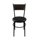 Ver imagem 3 de 2 Cadeiras Pretas para Cozinha Viena Marrom:Preto