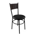 Ver imagem 4 de 2 Cadeiras Pretas para Cozinha Viena Marrom:Preto