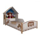 Ver imagem 2 de Cama Infantil Boiadeira Casinha 100% Mdf Branco - Gelius