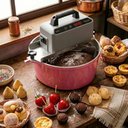 Ver mais imagens de Panela Mexedora de Doces Automático Elétrica 10 Litros Saro PA10RK Bivolt