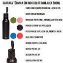 Ver imagem 2 de Garrafa em Inox Térmica Água Academia C/alça 500ml Cores Mor