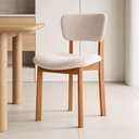 Ver imagem 4 de Kit 04 Cadeiras para Sala de Jantar Cozinha Living Estofada Dara L02 Suede Bege - Lyam Decor