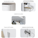 Ver imagem 5 de Guarda Roupa Casal em Mdf Roma com 6 Portas 6 Gavetas Clic Móveis