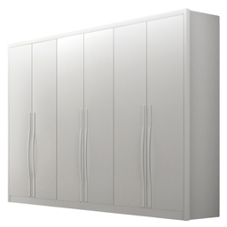 Guarda Roupa Casal em Mdf Roma com 6 Portas 6 Gavetas Clic Móveis - 1