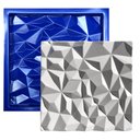 Ver imagem 2 de Conjunto 10 Formas 3d Gesso E Cimento Abs Azul 1mm Lindíssimo